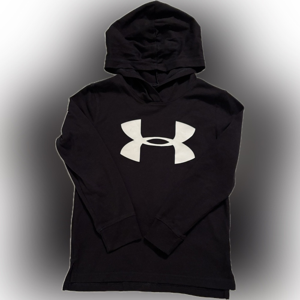 Under Armour Black Pullover with White Logo